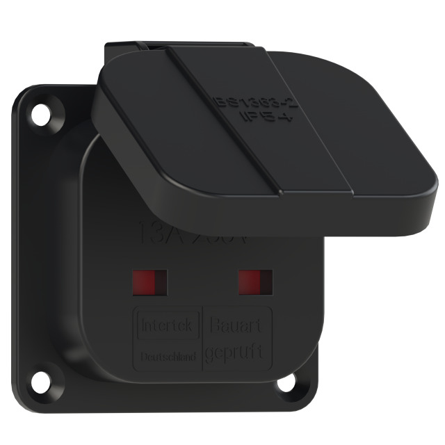 Safety sockets with earth contact international