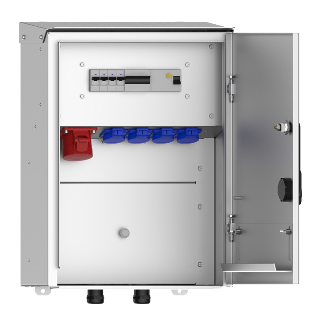 Distribution boxes wall mounted metal