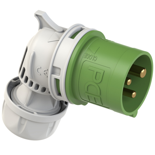 CEE-angled plug 16/32A